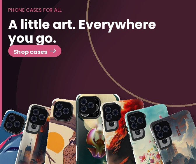 PhoneCasesForAll: 50,000+ aesthetic cases — Y2K, coquette, cottagecore and more.